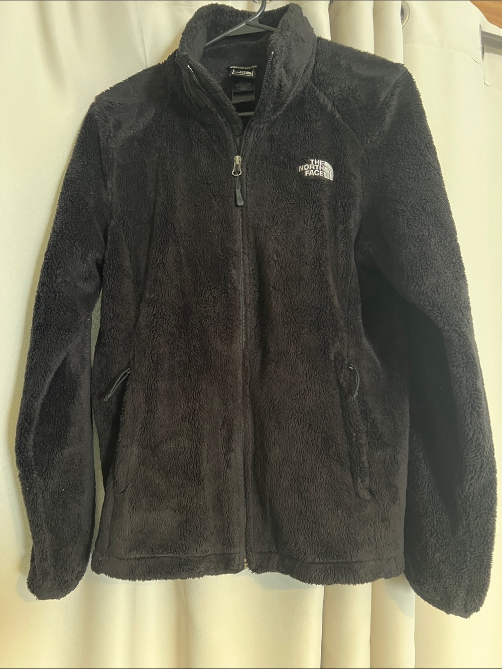 The North Face Black Plush Full-Zip Jacket